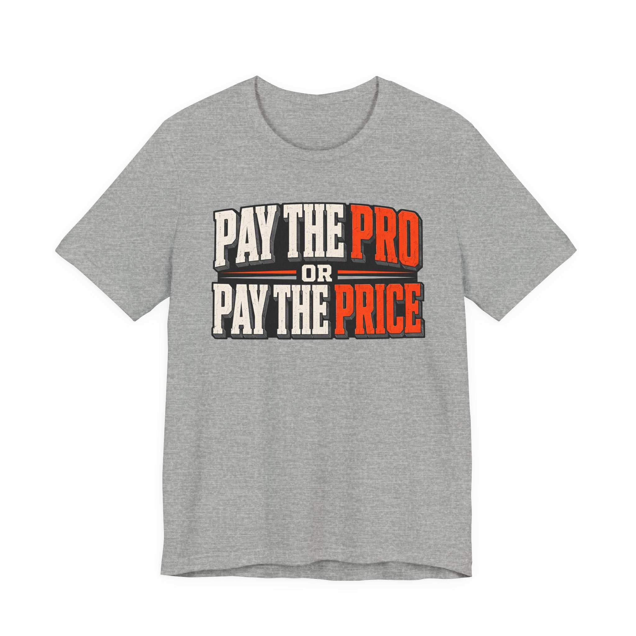 Pay The Pro Or Pay The Price Tee — HVAC  Pricing Shirt