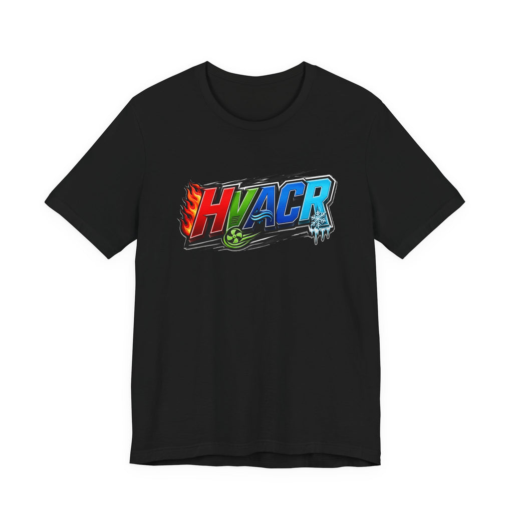 HVACR Trade Tee — Heat, Air, Cold, Freeze (Dark Colors)