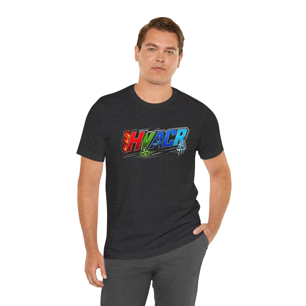 HVACR Trade Tee — Heat, Air, Cold, Freeze (Dark Colors)
