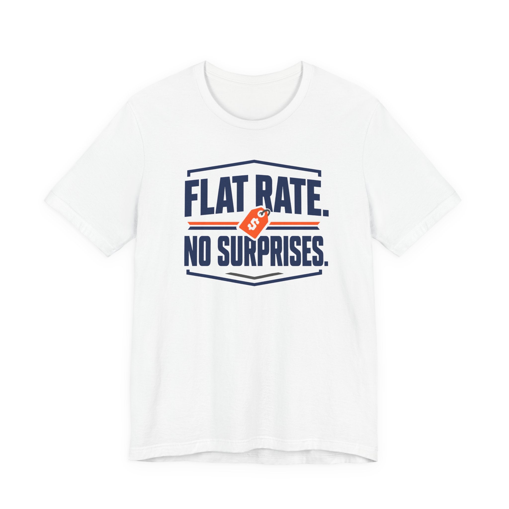 Flat Rate No Surprises HVAC Tech Shirt, Honest Pricing AC Repair Contractor Tee, Heating Cooling T-Shirt