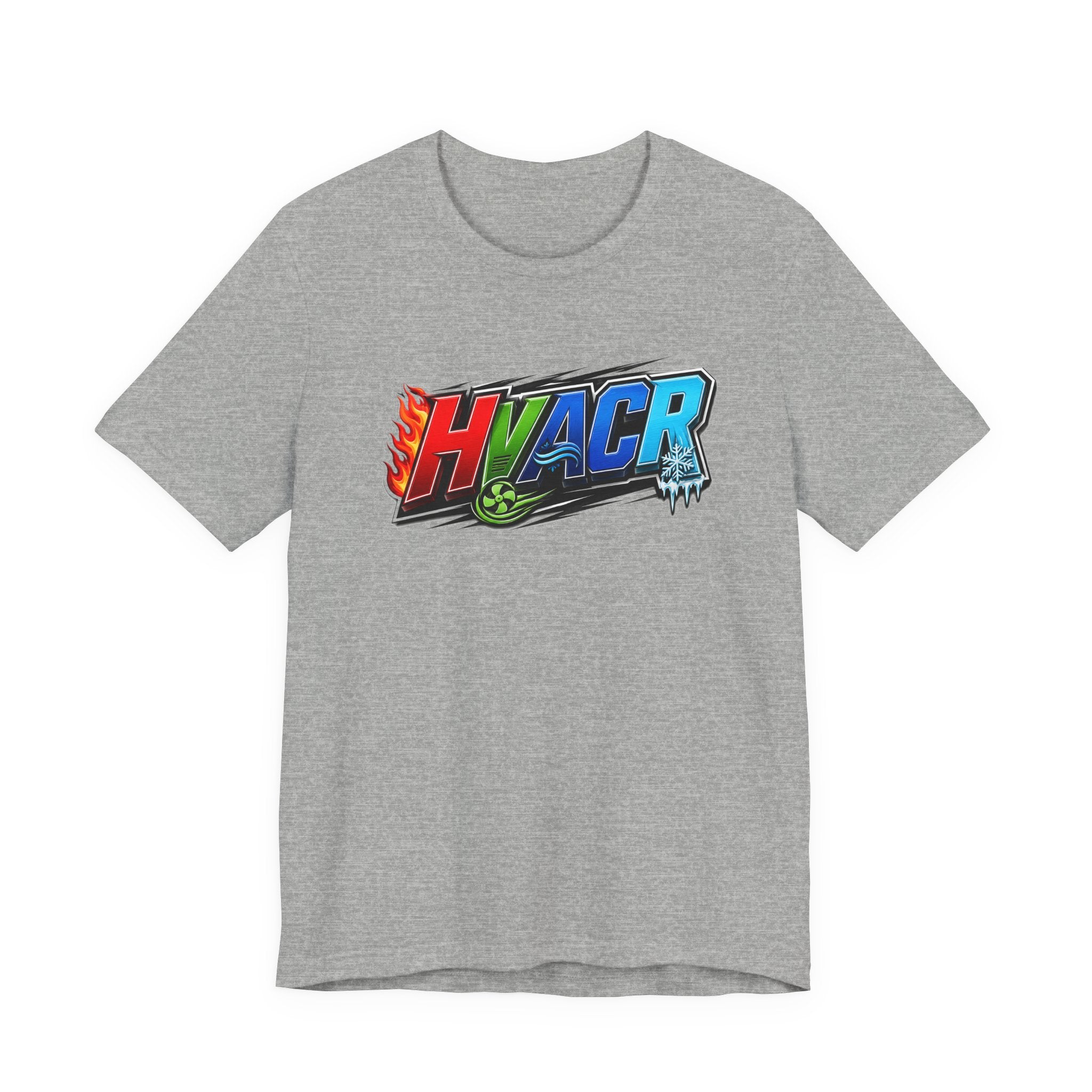HVACR Trade Tee — Heat, Air, Cold, Freeze (Light Colors)