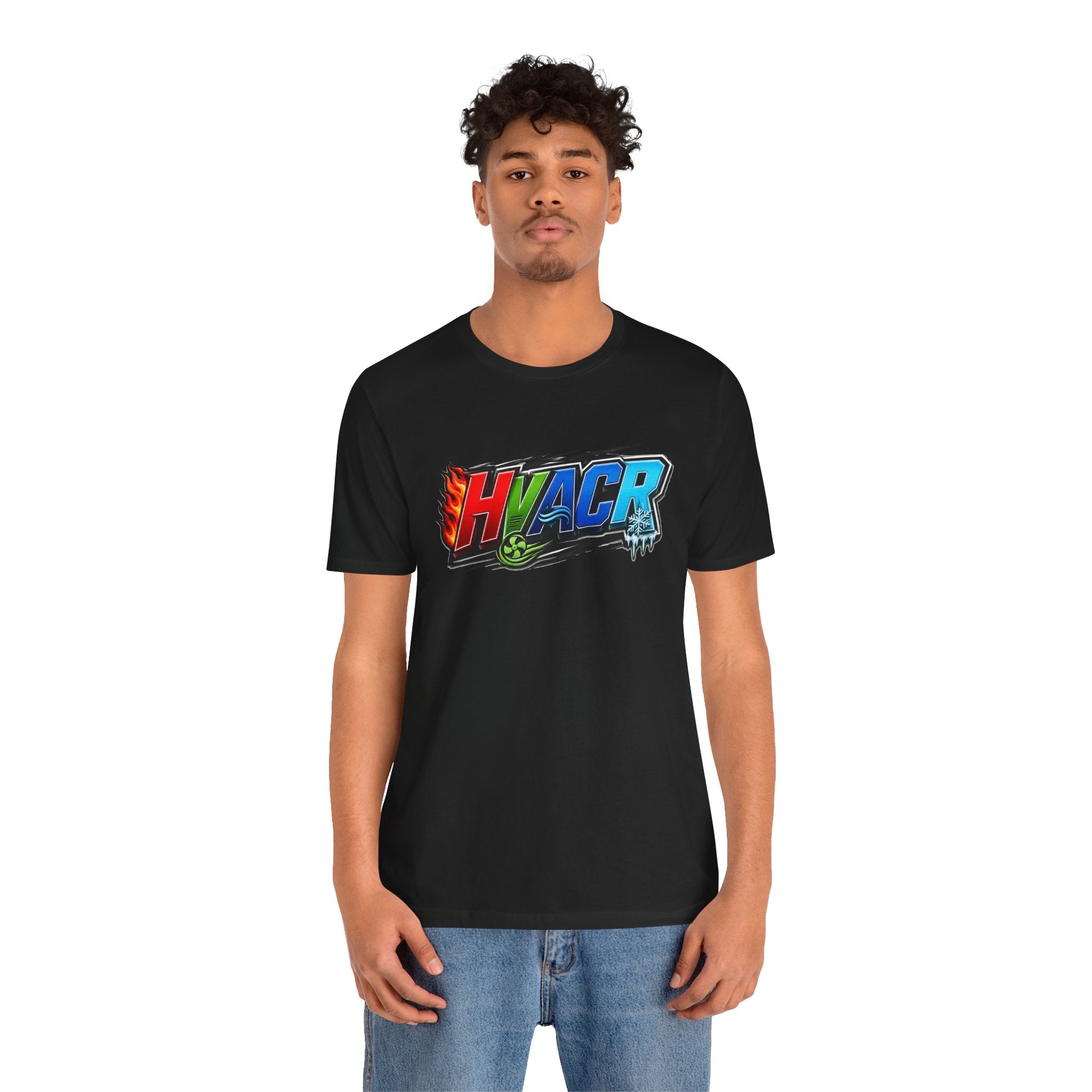 HVACR Trade Tee — Heat, Air, Cold, Freeze (Dark Colors)