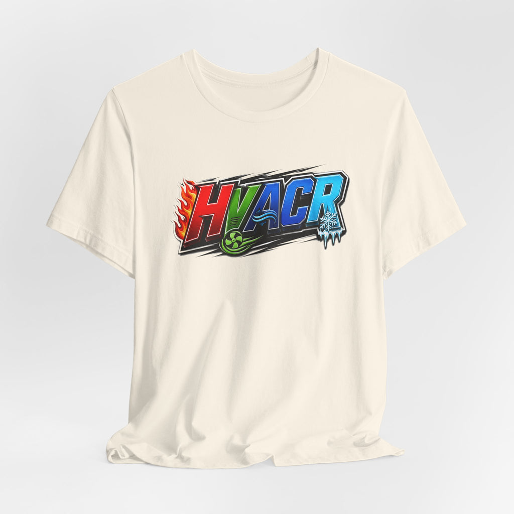 HVACR Trade Tee — Heat, Air, Cold, Freeze (Light Colors)