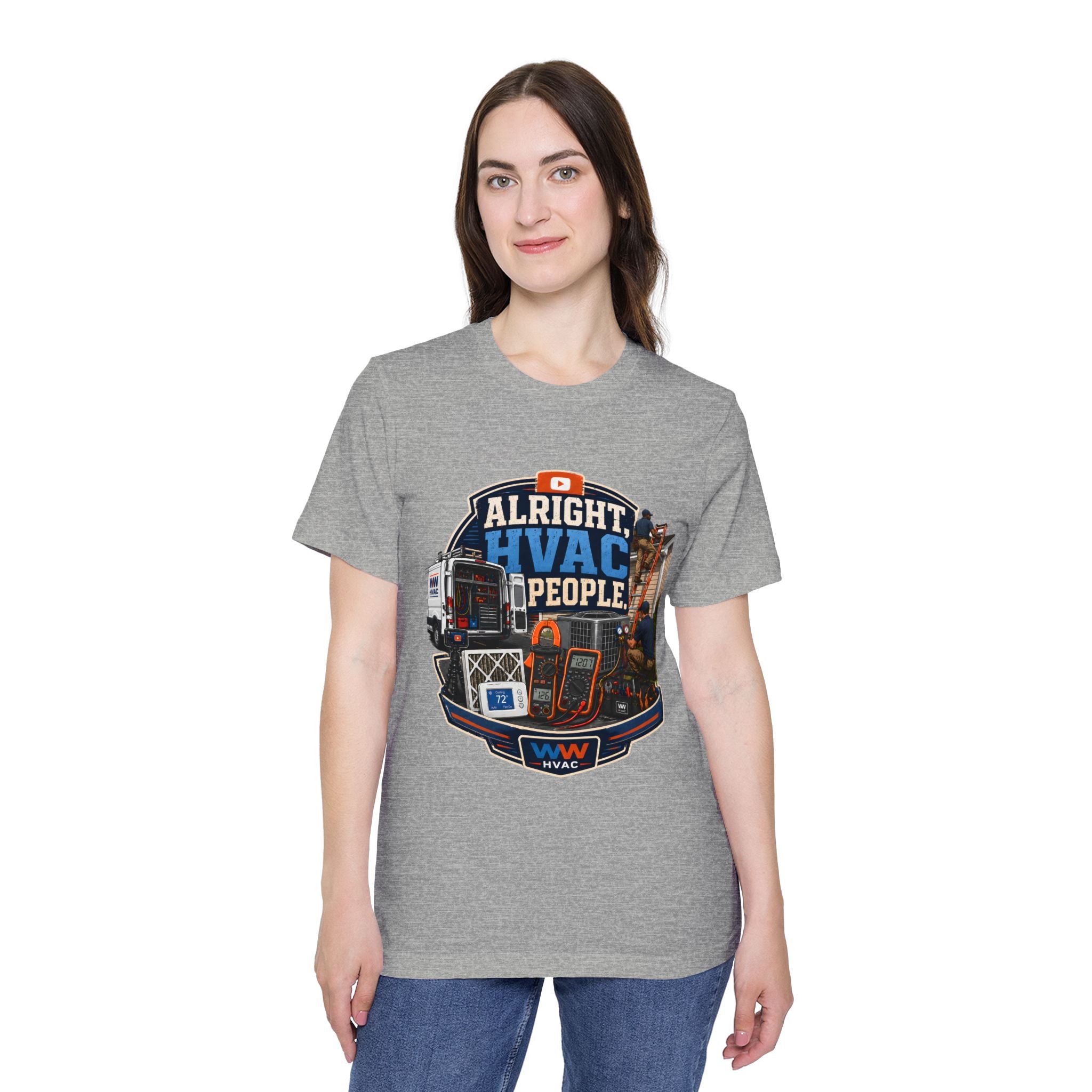 Alright, HVAC People. Tee – WW HVAC Trade Shirt