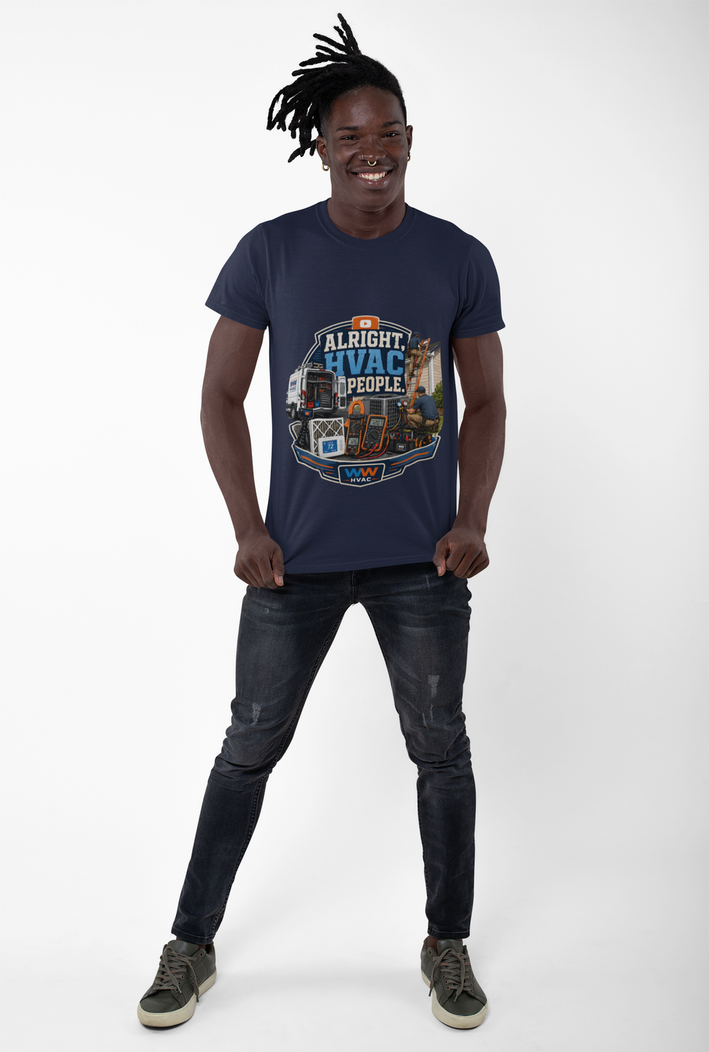 Alright, HVAC People. Tee – WW HVAC Trade Shirt