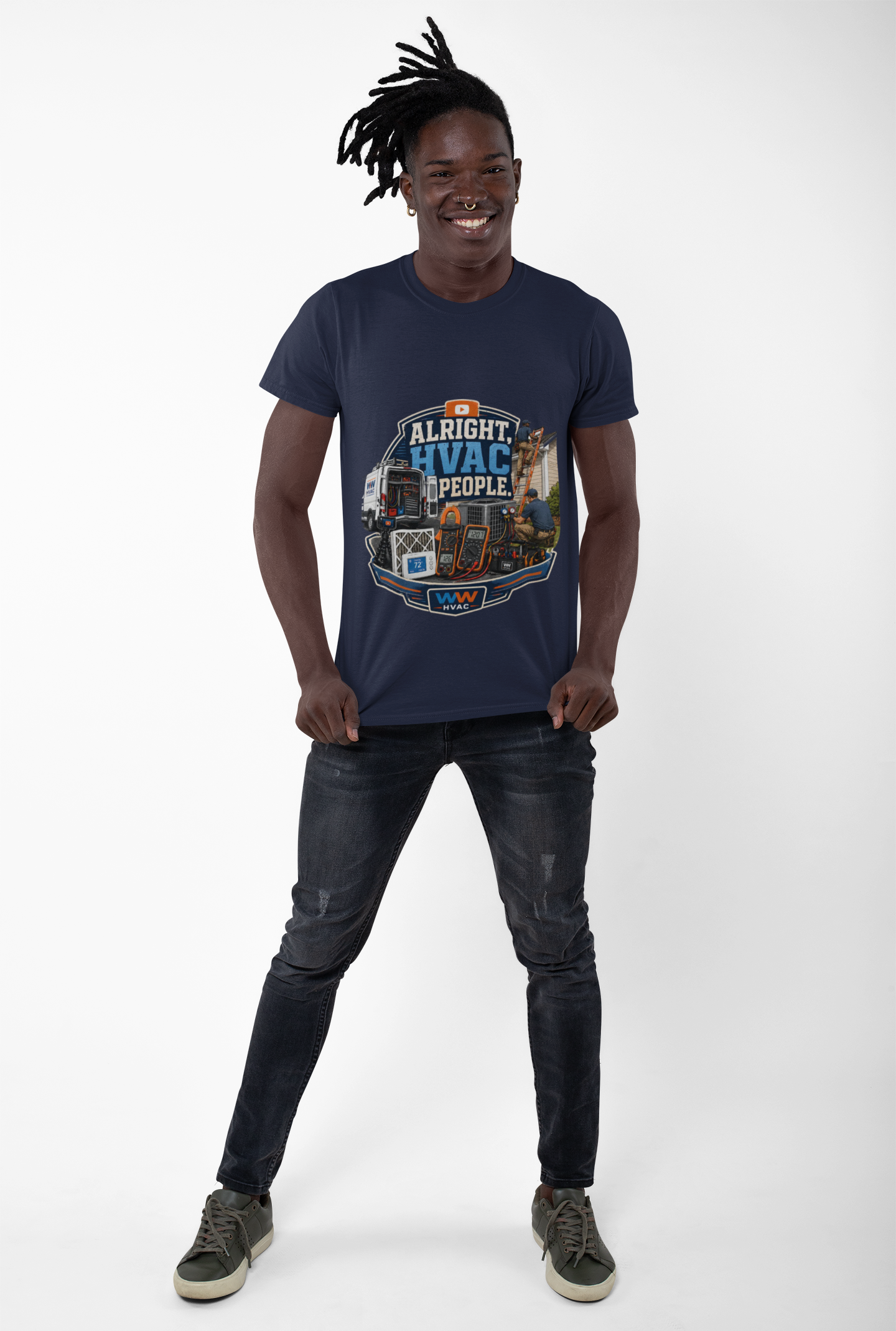 Alright, HVAC People. Tee – WW HVAC Trade Shirt