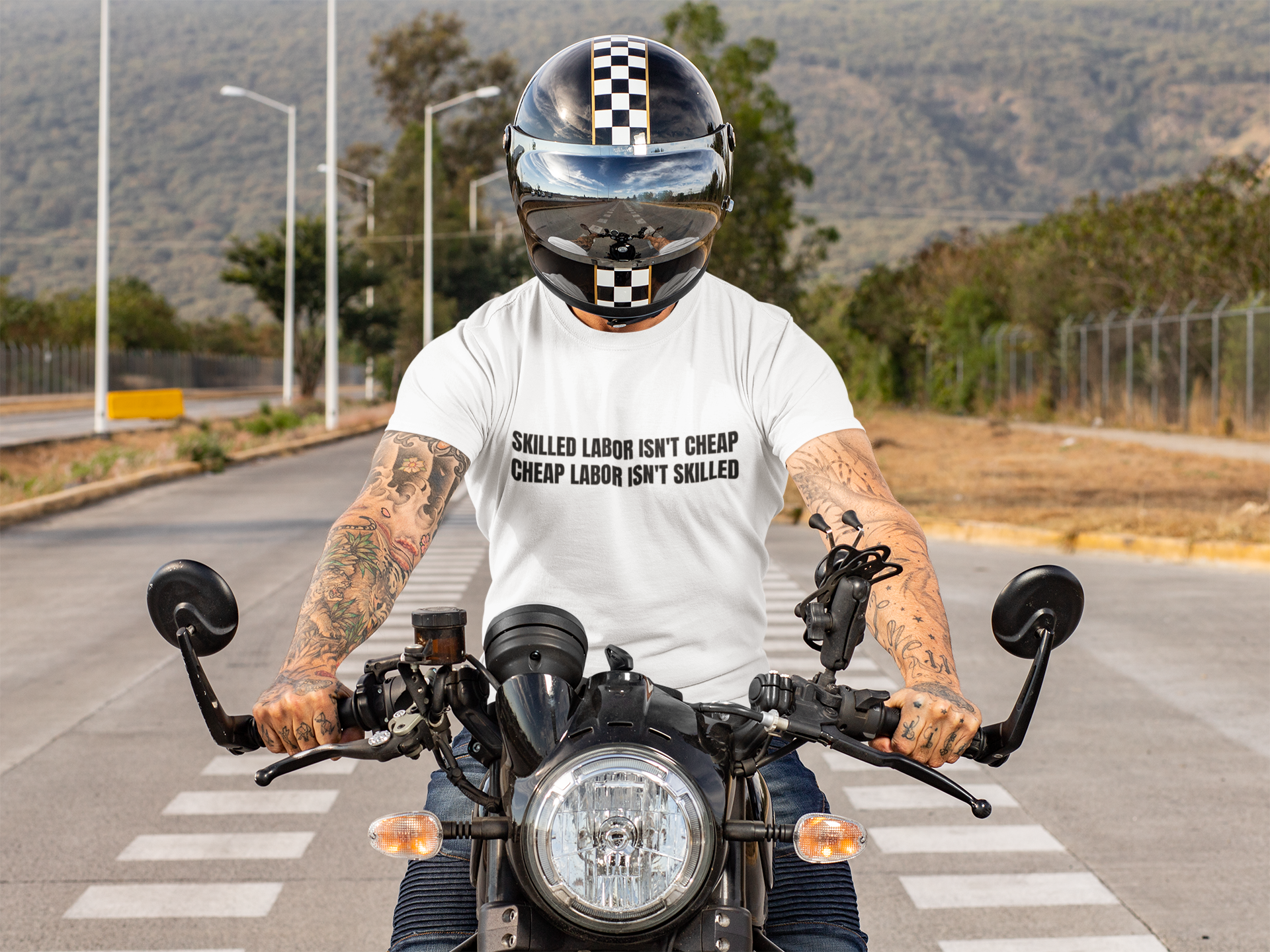 Skilled Labor Isn't Cheap Cheap Labor Isn't Skilled - Funny Tradesman Trade Pride Tee (Light Colors)