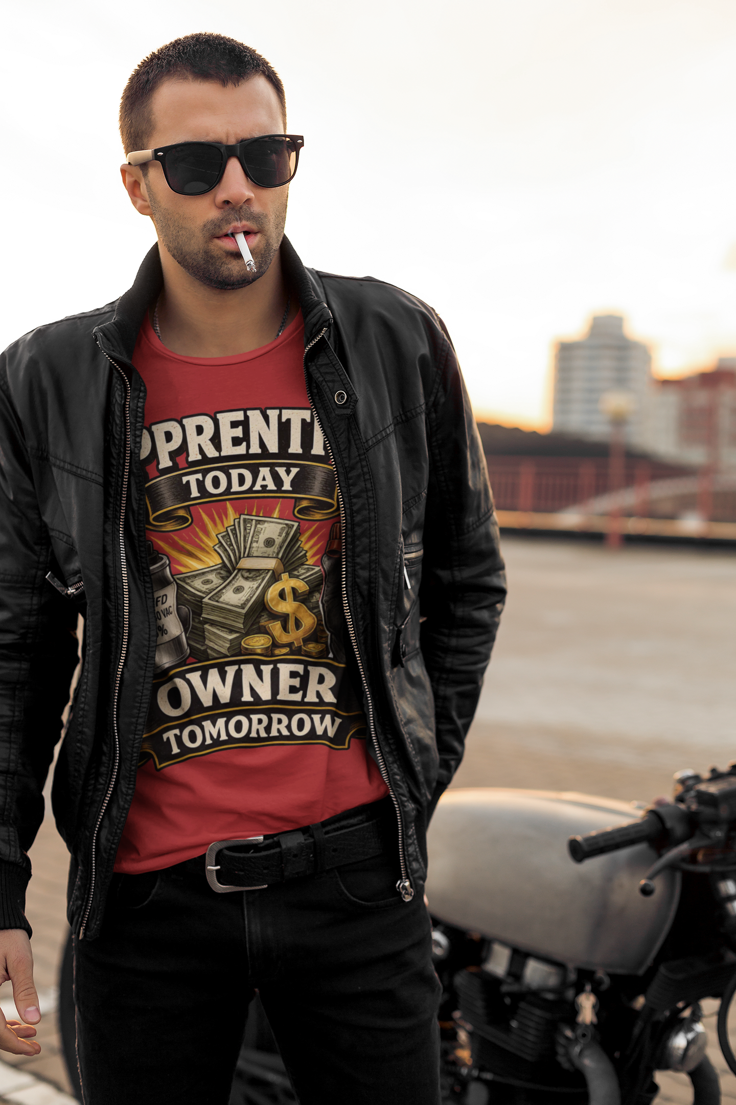 HVAC Apprentice to Owner Shirt | Cap & Cash Money Trade Tee for Technicians