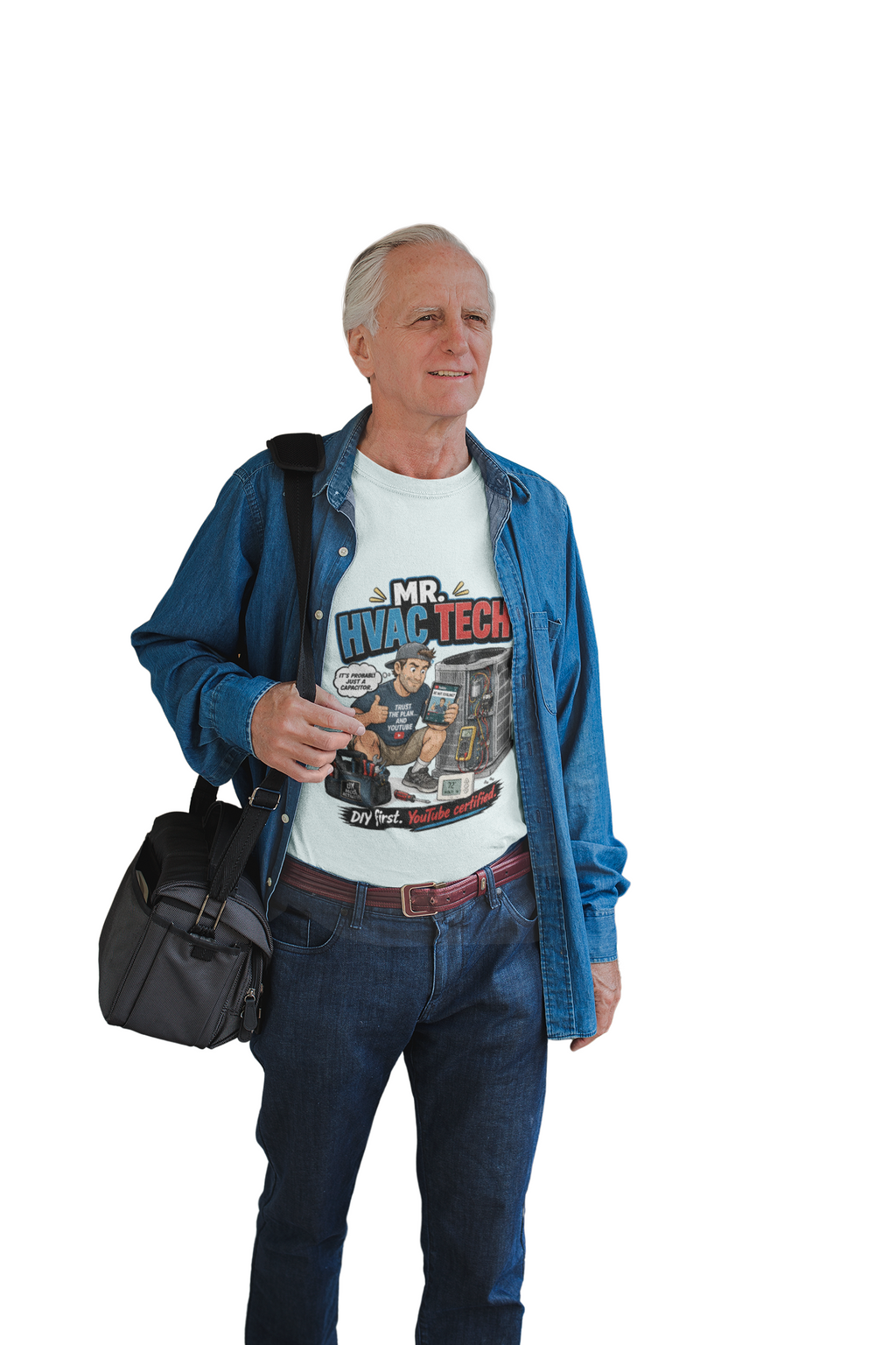 Mr. HVAC Tech Tee — Funny DIY Homeowner YouTube Certified Shirt