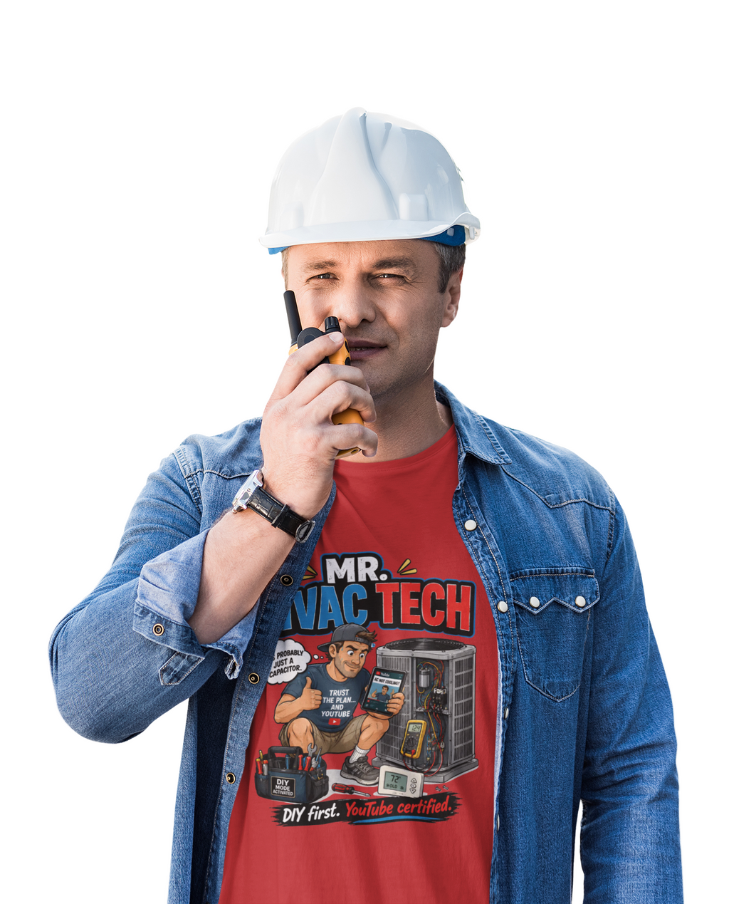Mr. HVAC Tech Tee — Funny DIY Homeowner YouTube Certified Shirt