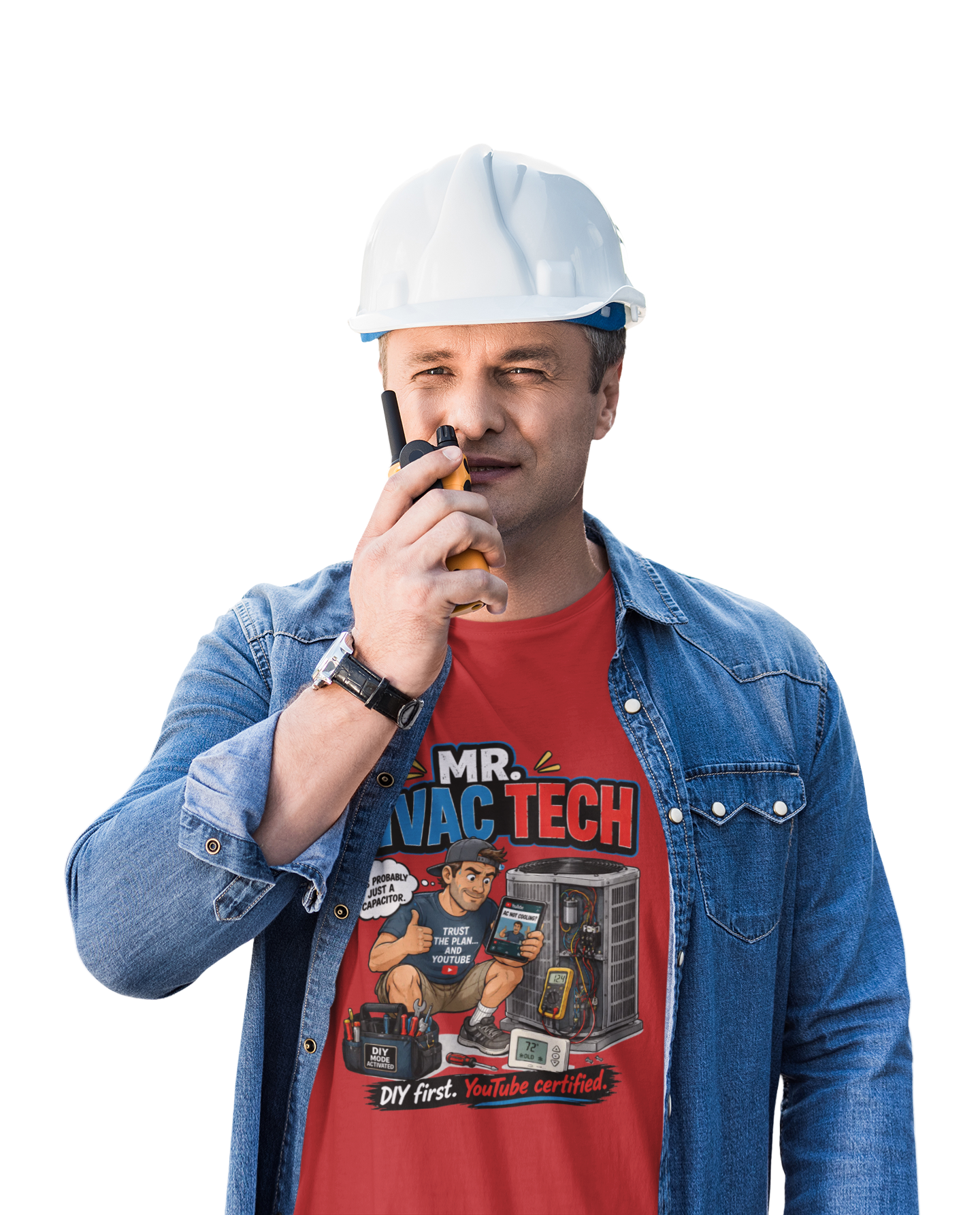 Mr. HVAC Tech Tee — Funny DIY Homeowner YouTube Certified Shirt