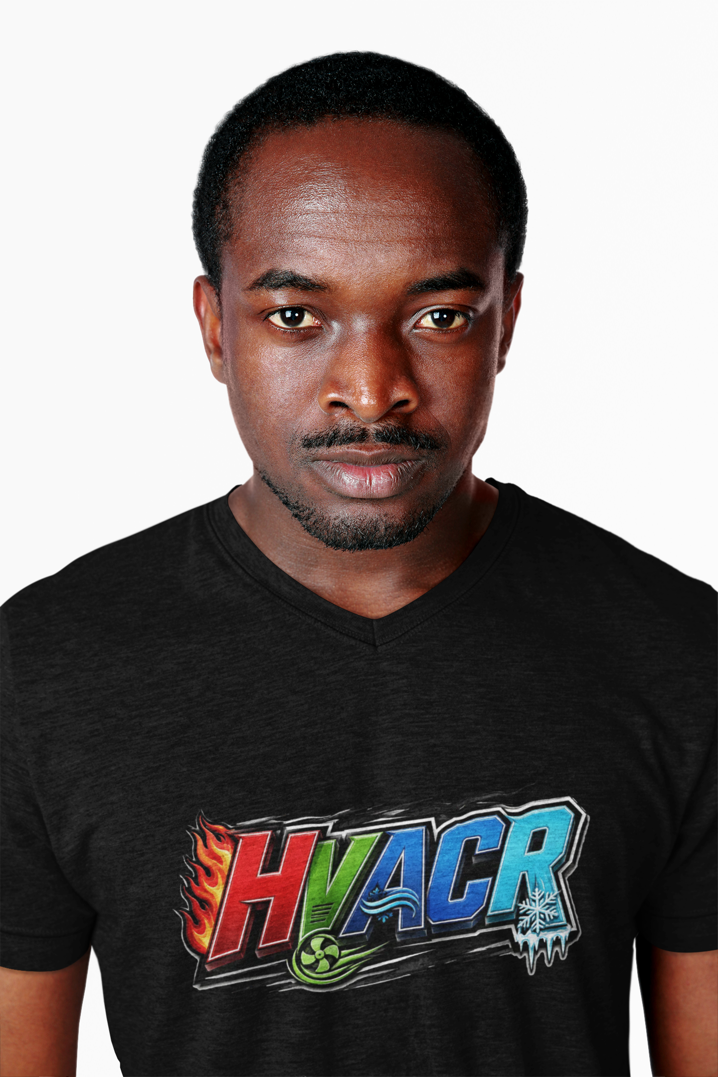 HVACR Trade Tee — Heat, Air, Cold, Freeze (Dark Colors)