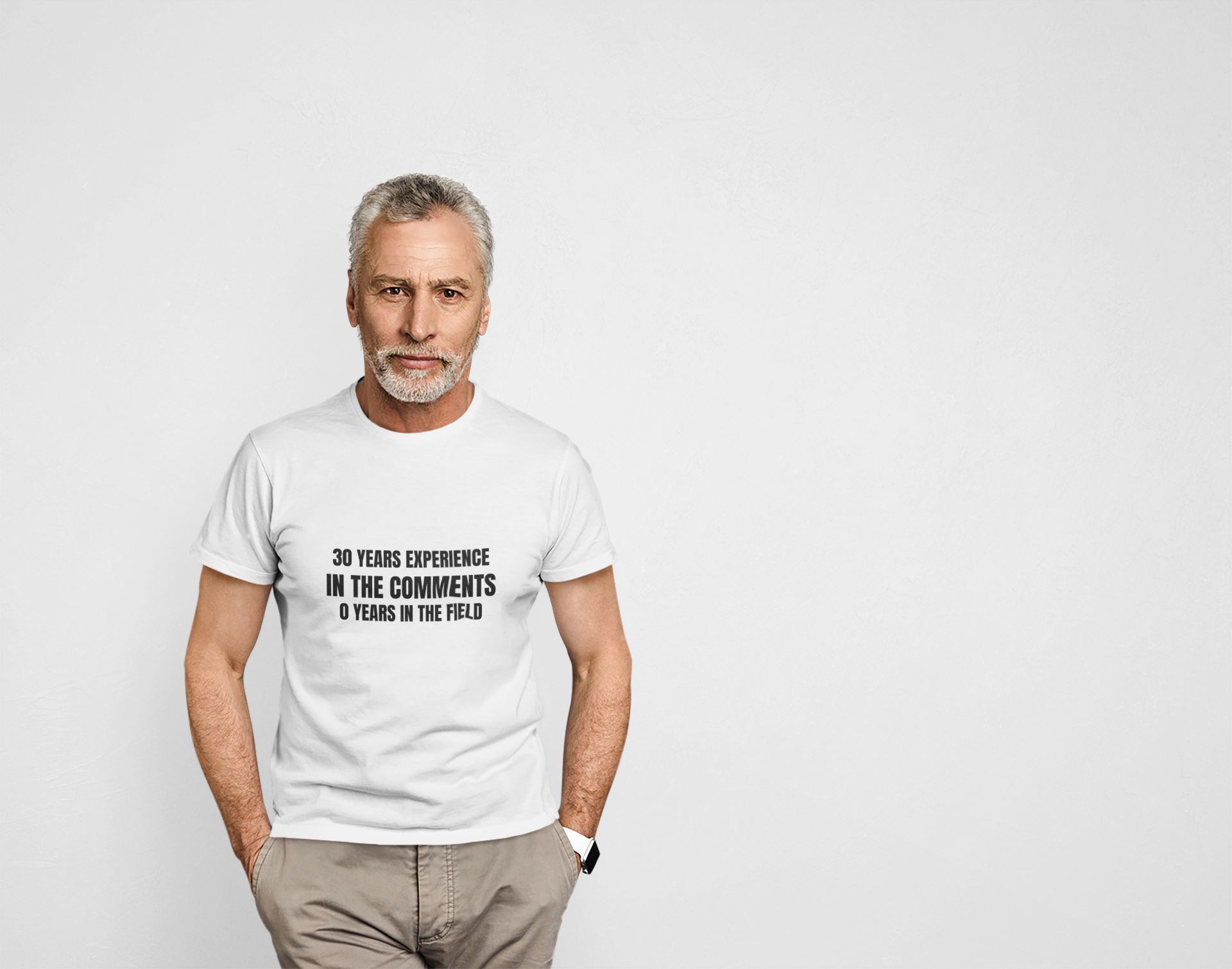 30 Years Experience In The Comments 0 Years In The Field - Funny HVAC YouTube Tee (Light Colors)