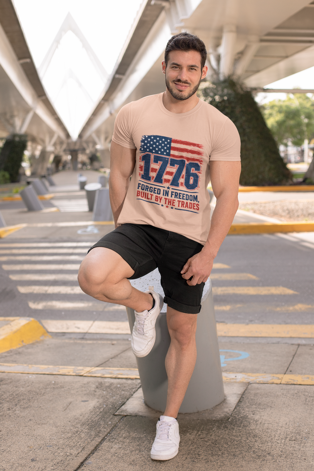 1776 Forged in Freedom Tee | Patriotic HVAC & Skilled Trades Shirt