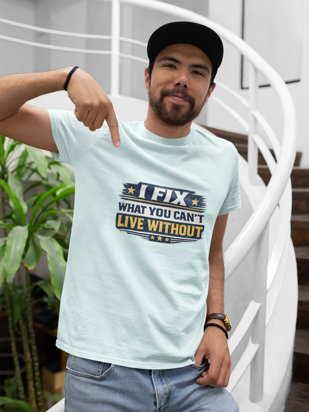 I Fix What You Can't Live Without Tee | Funny HVAC Tech Shirt