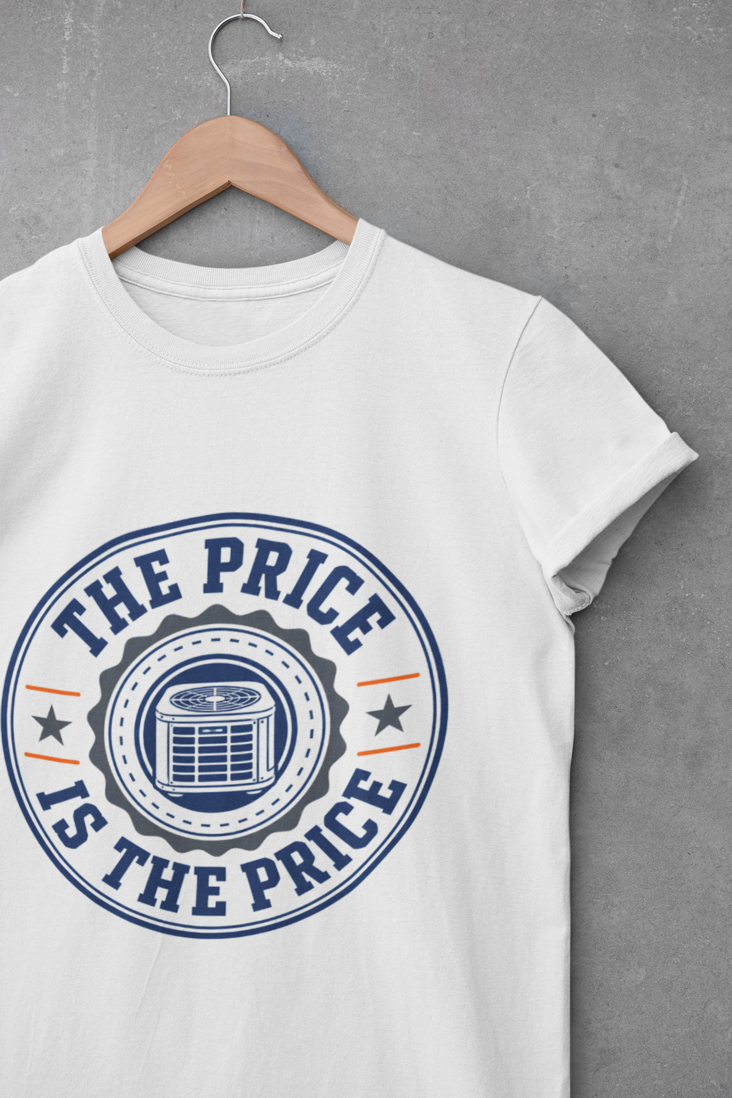 The Price Is The Price HVAC Shirt, HVAC Business Owner Gift, Flat Rate Honest Pricing Contractor Tee, AC Repair Tradesman T-Shirt