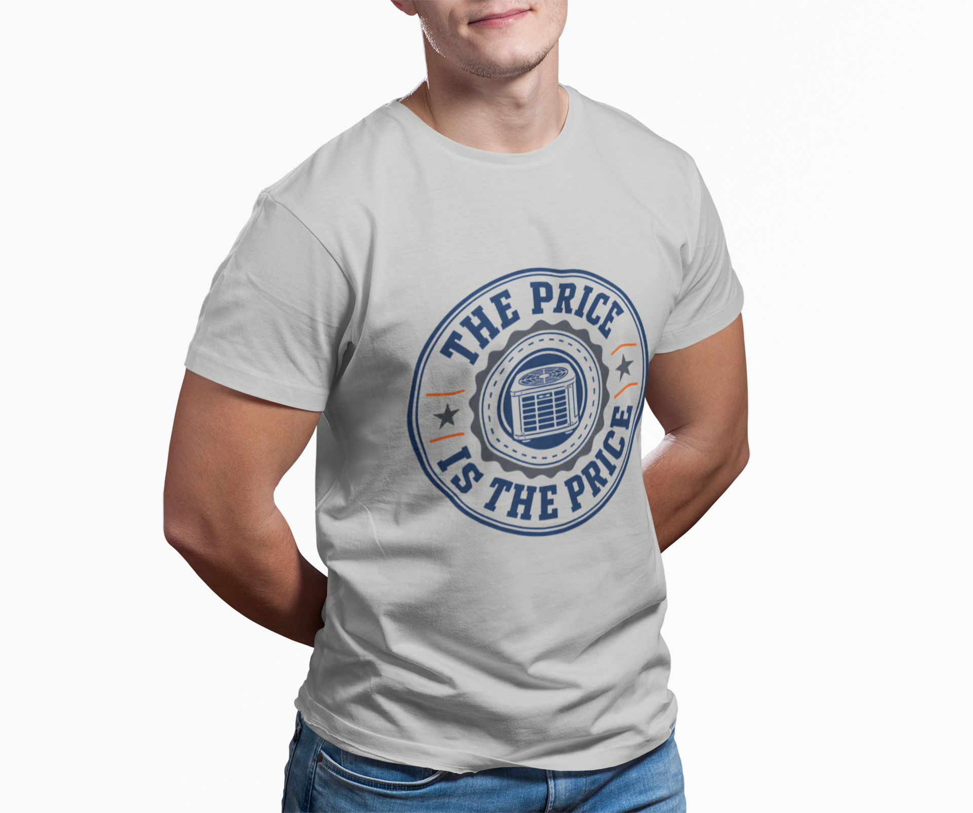 The Price Is The Price HVAC Shirt, HVAC Business Owner Gift, Flat Rate Honest Pricing Contractor Tee, AC Repair Tradesman T-Shirt