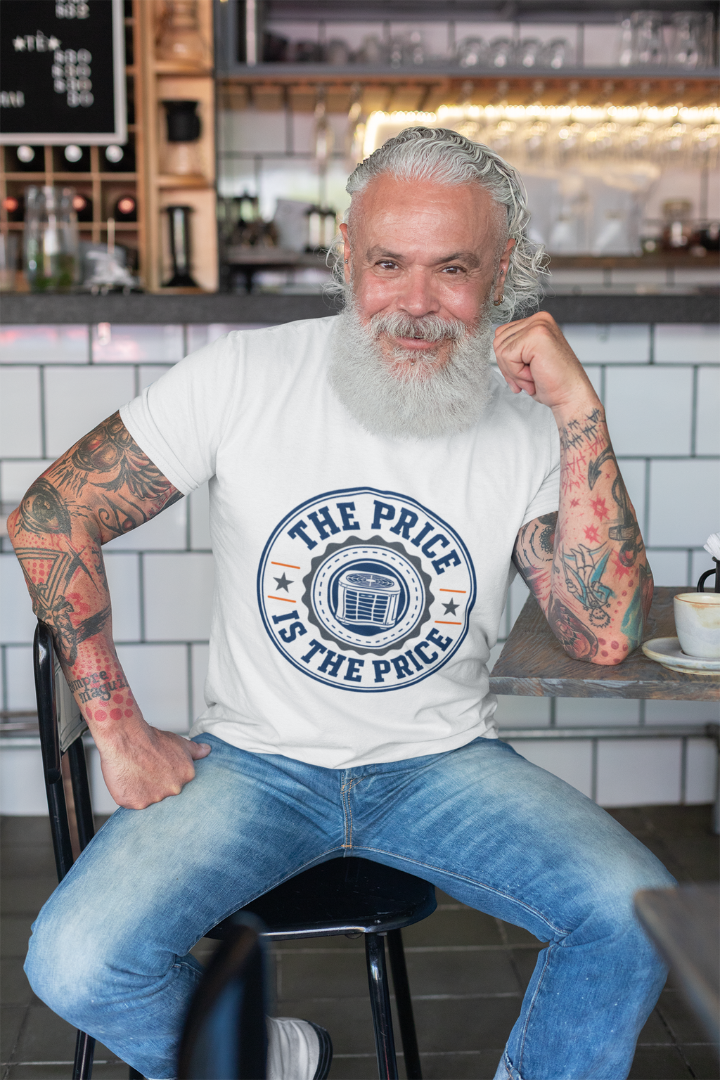 The Price Is The Price HVAC Shirt, HVAC Business Owner Gift, Flat Rate Honest Pricing Contractor Tee, AC Repair Tradesman T-Shirt
