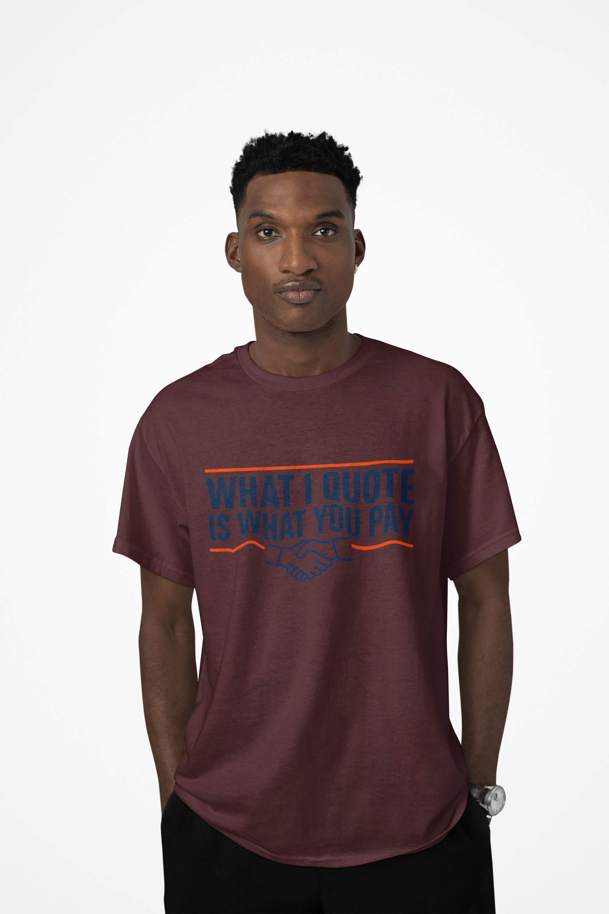 What I Quote Is What You Pay HVAC Shirt, HVAC Business Owner Gift, Flat Rate Honest Pricing Contractor Tee, AC Repair Tradesman T-Shirt