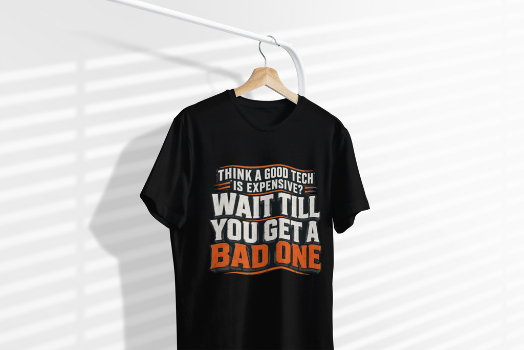 Good Tech Bad Tech Tee — HVAC Technician Standards & Pride Shirt