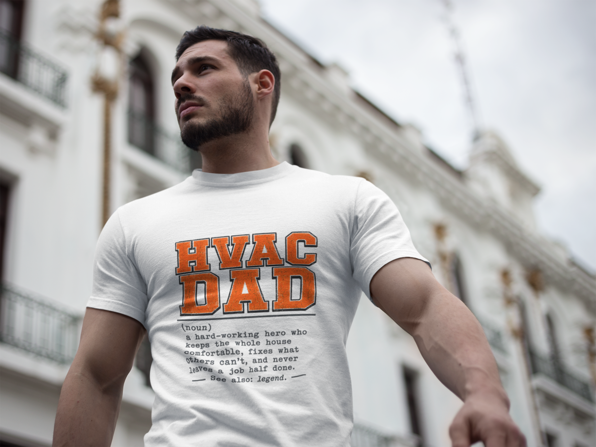 HVAC Dad Tee — HVAC Technician Father's Day Gift Shirt for Dad