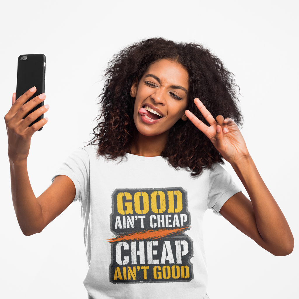 Good Ain't Cheap Cheap Ain't Good Tee — HVAC Graphic Trade Shirt