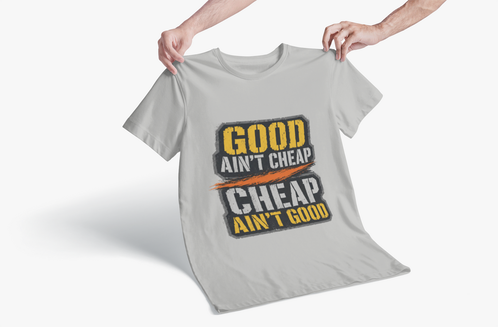 Good Ain't Cheap Cheap Ain't Good Tee — HVAC Graphic Trade Shirt