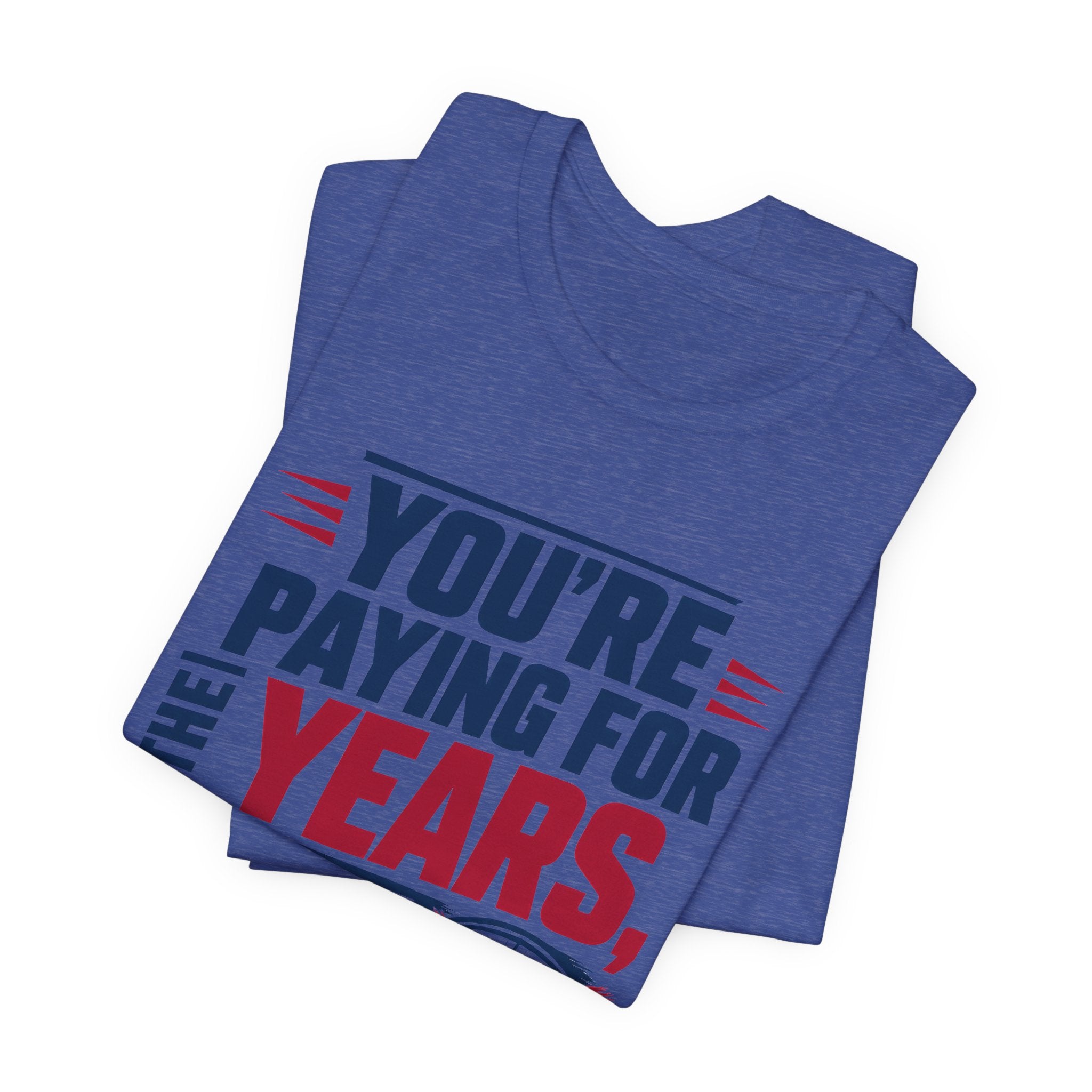 Youre Paying For The Years Not The Hours HVAC Shirt, Funny Flat Rate HVAC Tech Gift, Experienced Technician Tradesman Tee, AC Repair T-Shirt