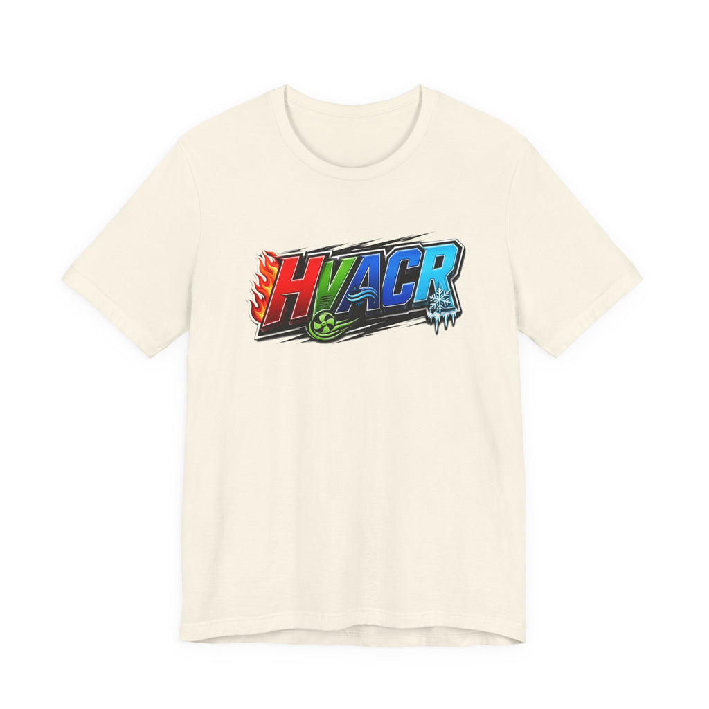 HVACR Trade Tee — Heat, Air, Cold, Freeze (Light Colors)